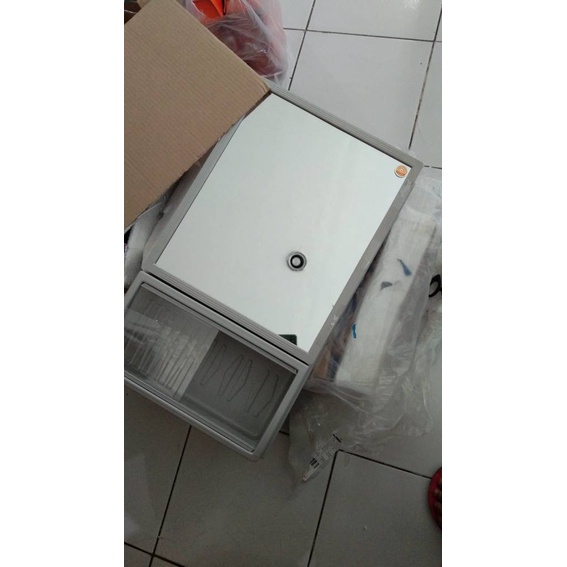 rak dinding kaca kamar mandi mc-2 maspion tempat sabun wall cabinet