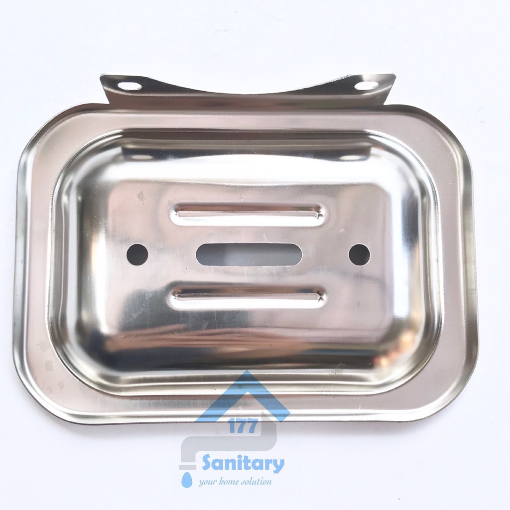 Tempat Sabun Batang Stainless Plat A2- Rak Sabun Batangan Stenlis Murah dispenser soap rack mini soap /D48