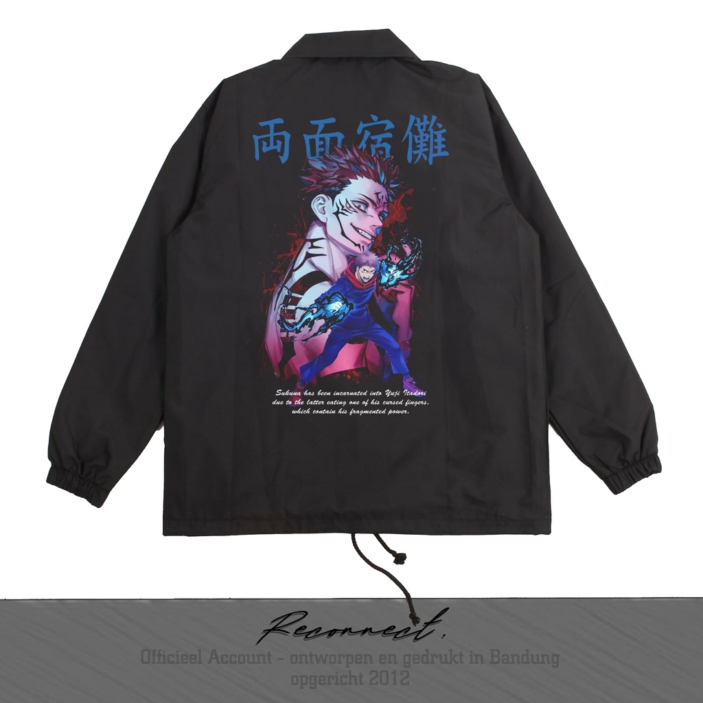 Reconnect Coach Jacket Jujutsu Kaisen Yuji Itadori