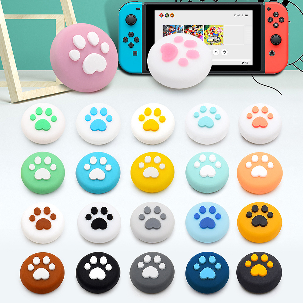 2pcs Thumb Grip Analog Controller Bentuk Cakar Kucing Untuk Nintendo Switch Lite