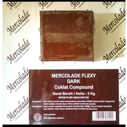 

mercolade dark coklat compound 500gr