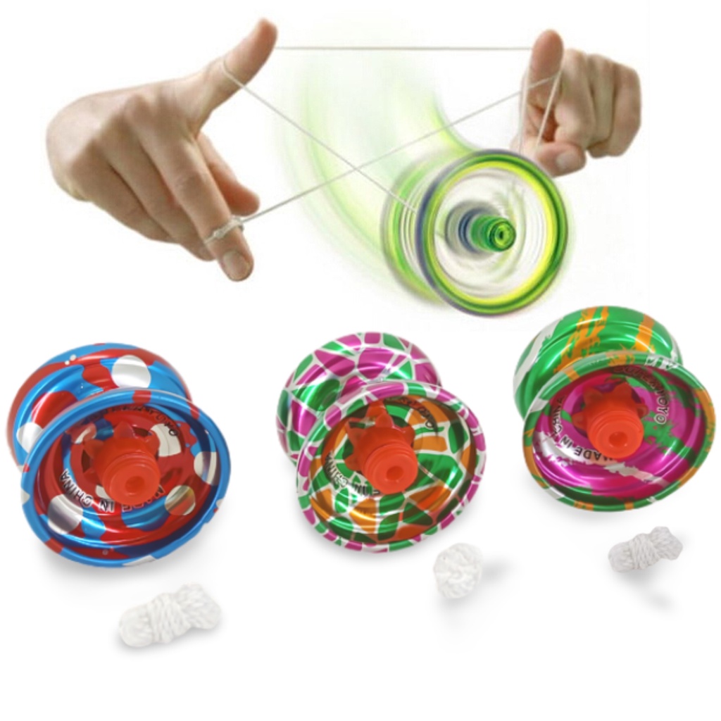 YOYO PELANGI 3 BEARING YOYO CORAK