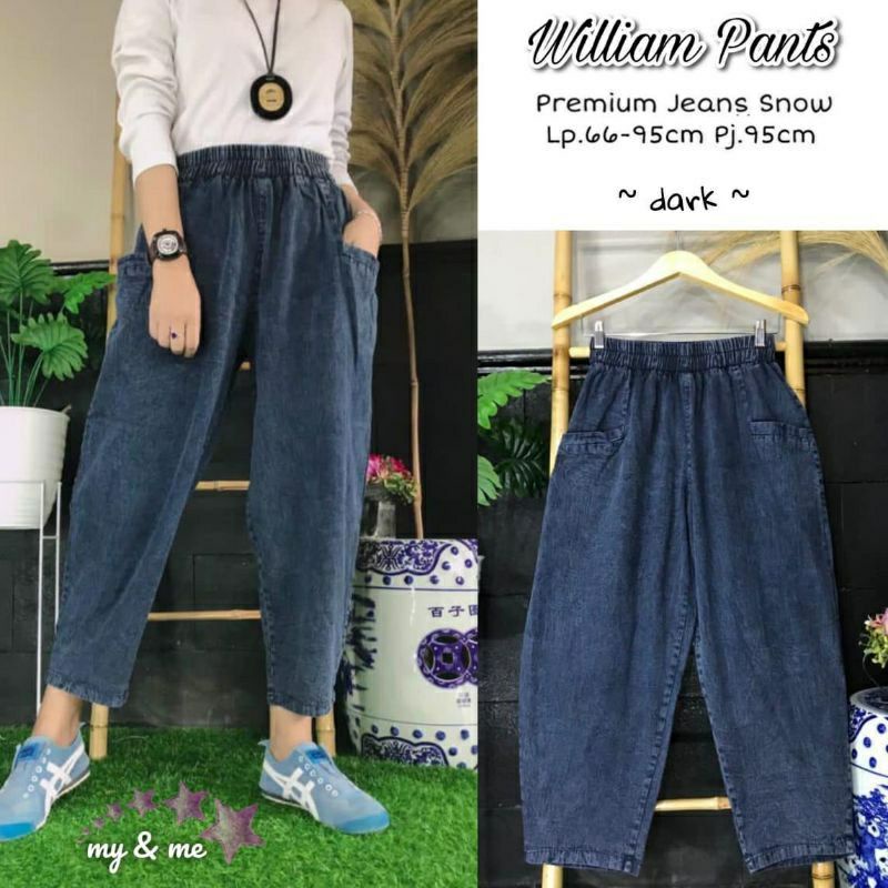 CELANA WANITA COIS BAGGY JEANS JUMBO