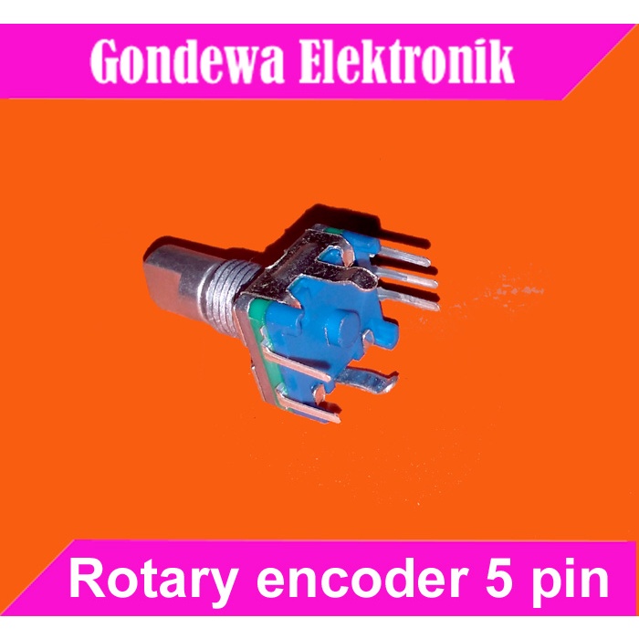 Rotary encoder half axis 5 pin, 15mm potensio digital EC11