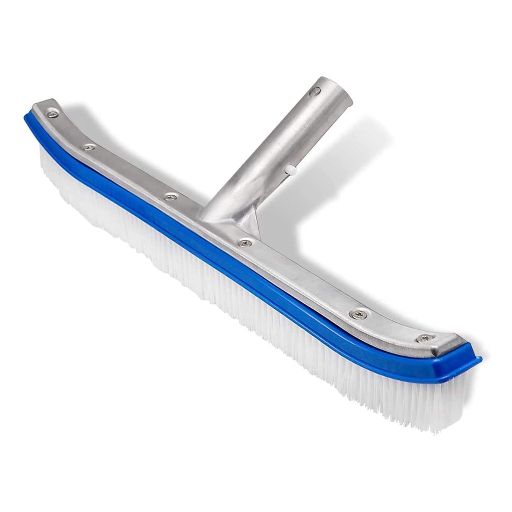 Ready Pool Brush Sikat Kolam Renang Gagang Metal Ukuran 45cm