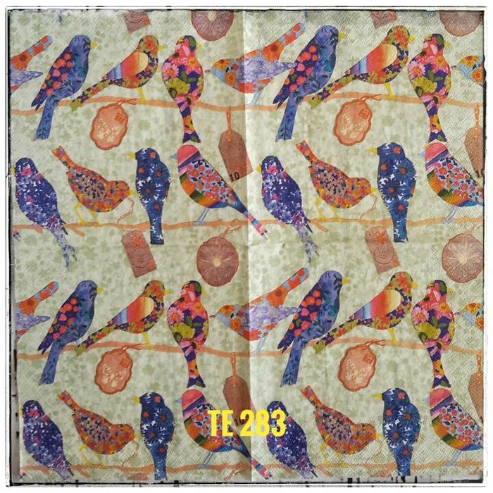 Tisu eropah ukuran 33x33 cm 1 pack= 20 pcs tidak campur motif 031