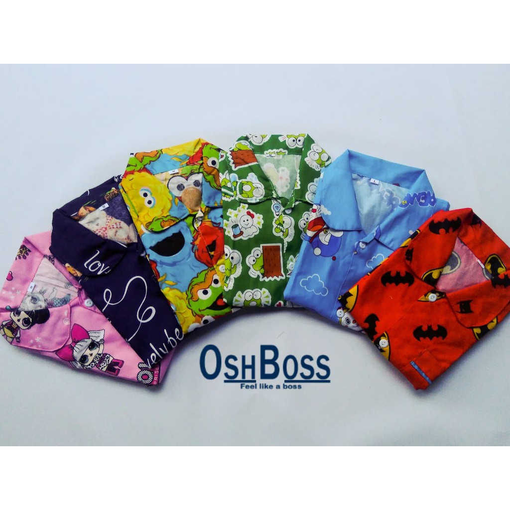 piyama anak karakter size mlxl 1-5 tahun-6