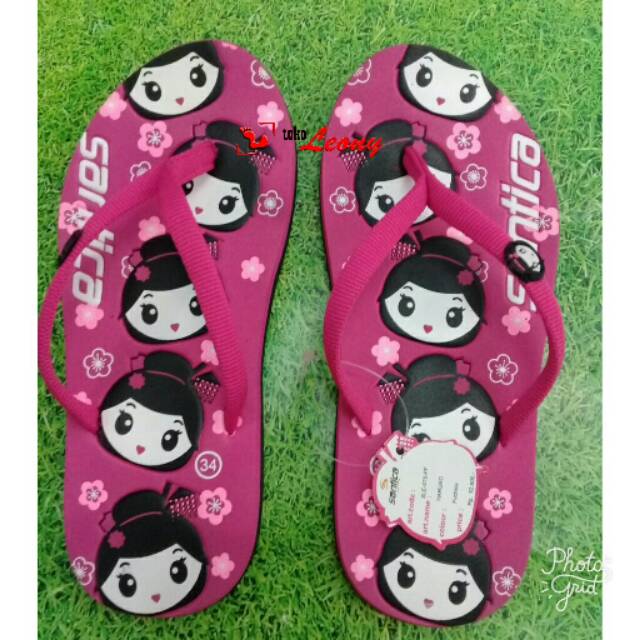 SALE Sandal jepit anak cewek santica oshin /haruko/fumiko/aiko