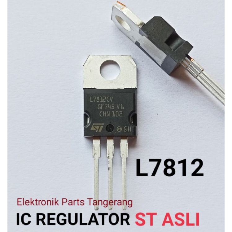 IC REGULATOR L7812  L 7812 TRANSISTOR L7812 ORIGINAL IC L7812 ASLI