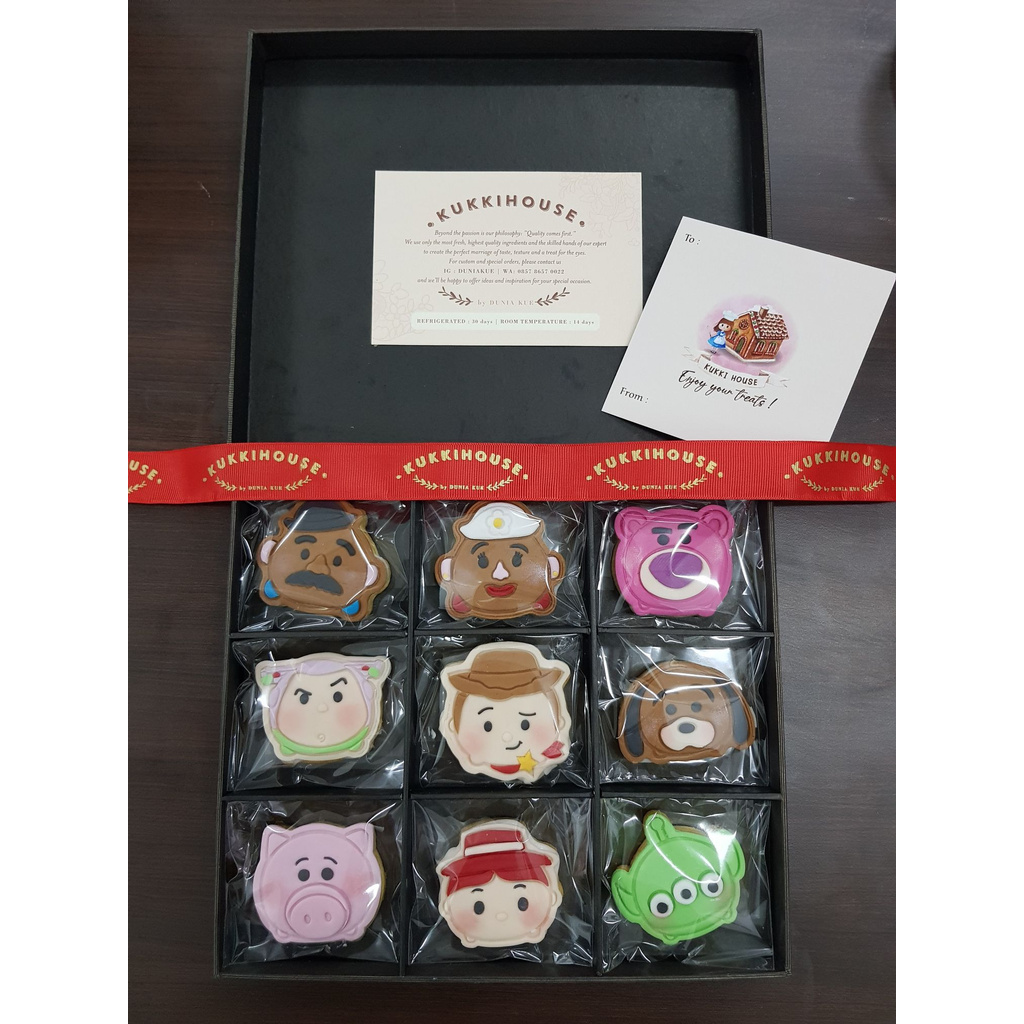 

Toy Story fondant cookies set