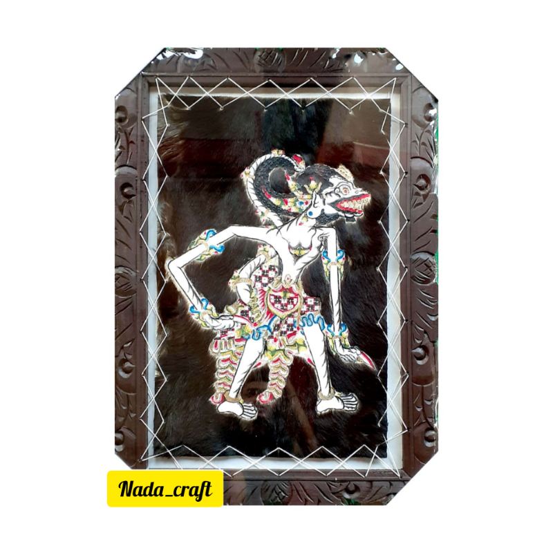 HIASAN DINDING WAYANG ANOMAN BINGKAI UKIR JUMBO