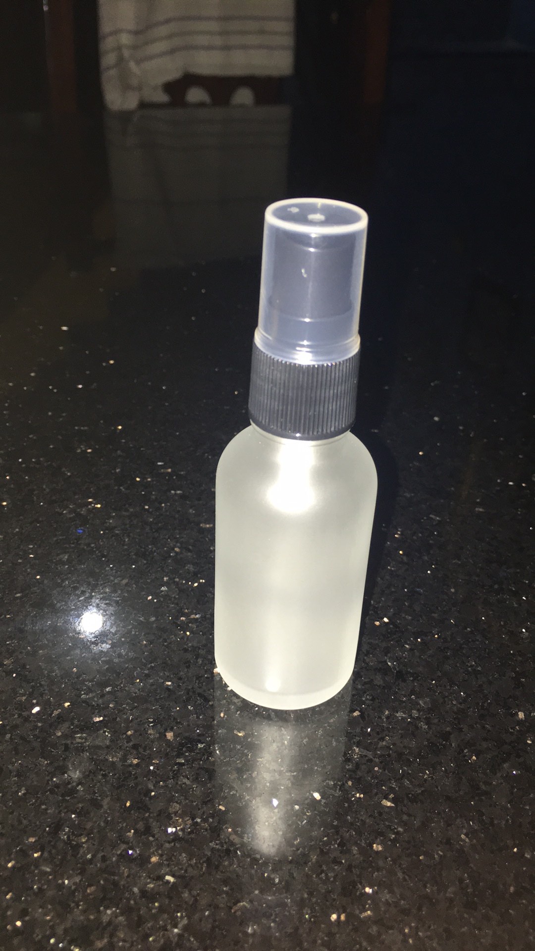 Botol Kaca Doff / Frosted Putih 30ml Tutup Spray Dan Pump - Aromatherapy Accessories Essential Oil