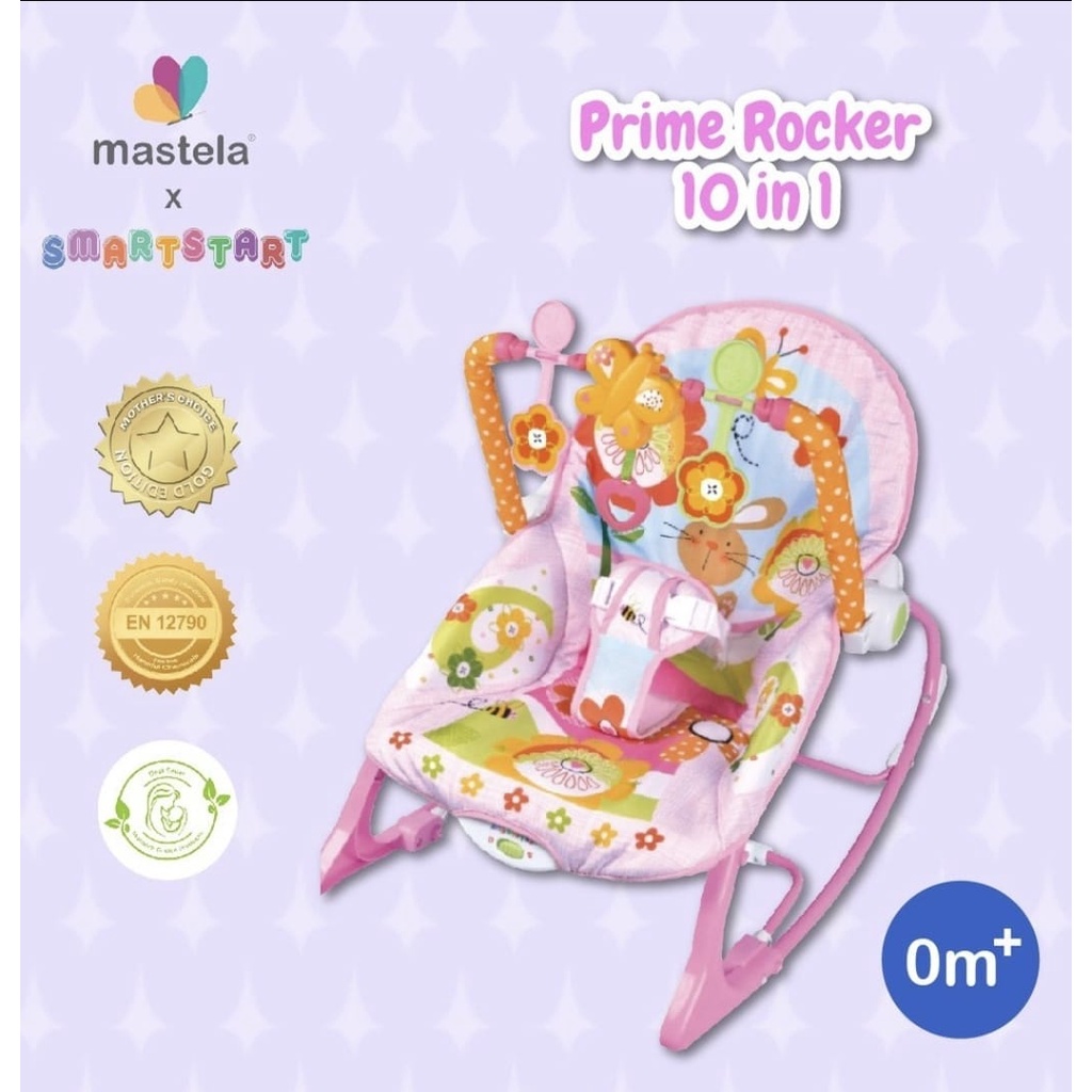 Bouncer Kursi Goyang Manual Bayi Space Baby Mastela FREE BUBBLE WRAP!!-MASTELA-BUNNY