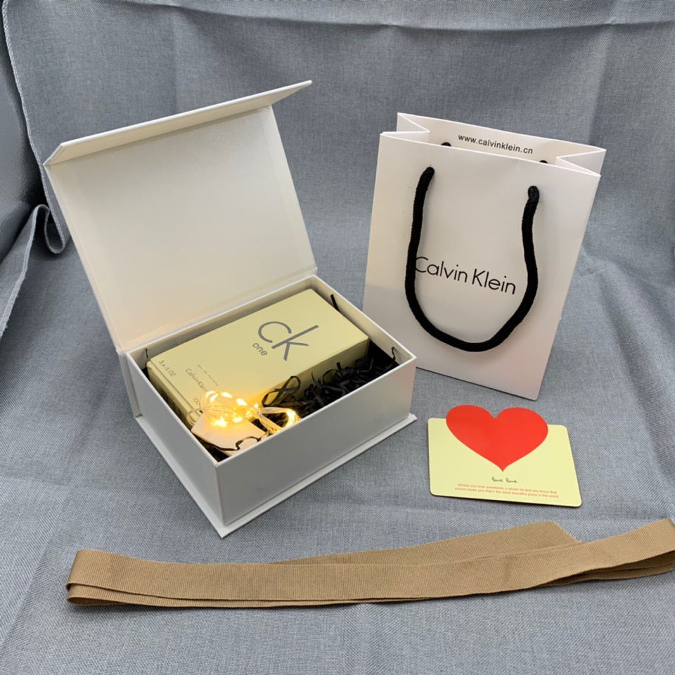 

T10 CK Calvin Klein Counter Original C Chopsticks K Paper Bag Gift Box Packing Bag Full Set