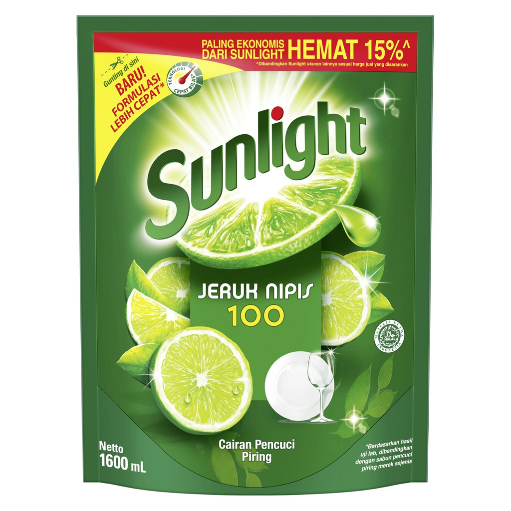 Sunlight Lime New Refill 1600Ml