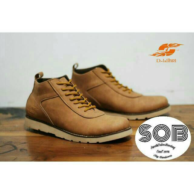 Sepatu Boots Kulit D-Island Shoes Original Handmade