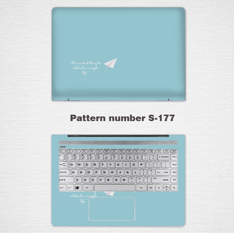 Stiker Skin Laptop 2 Sisi Bahan Vinyl Untuk 11 / 12 / 13 / 14 / 15 / 17 Inch lenovo Yoga 13s 14s l340