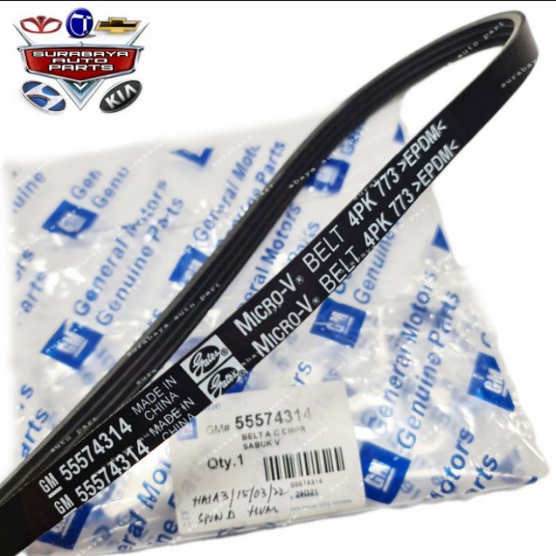 fan v Belt ac Chevrolet spin disel diesel pendek tali Kipas Chevrolet