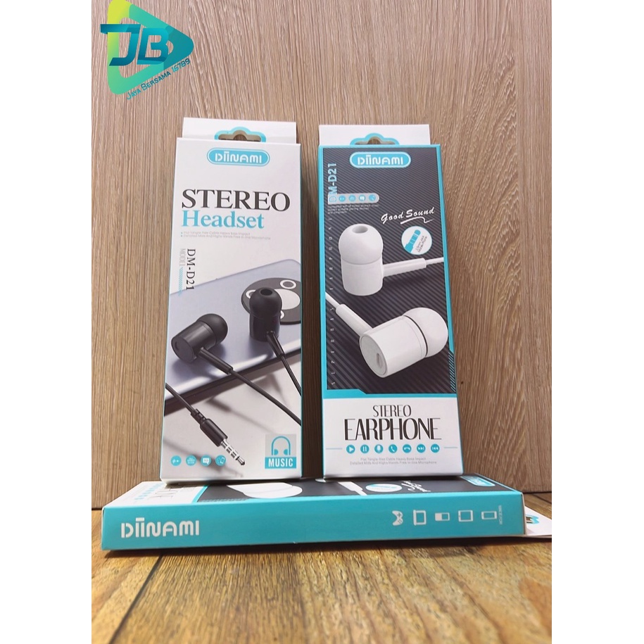 Headset Headsfree Hf earphone Extra BAss d21 All tipe Hp DST1933