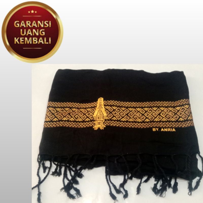 {COD} syal selendang tari selendang hitam /selendang toraja /aksesoris toraja-5