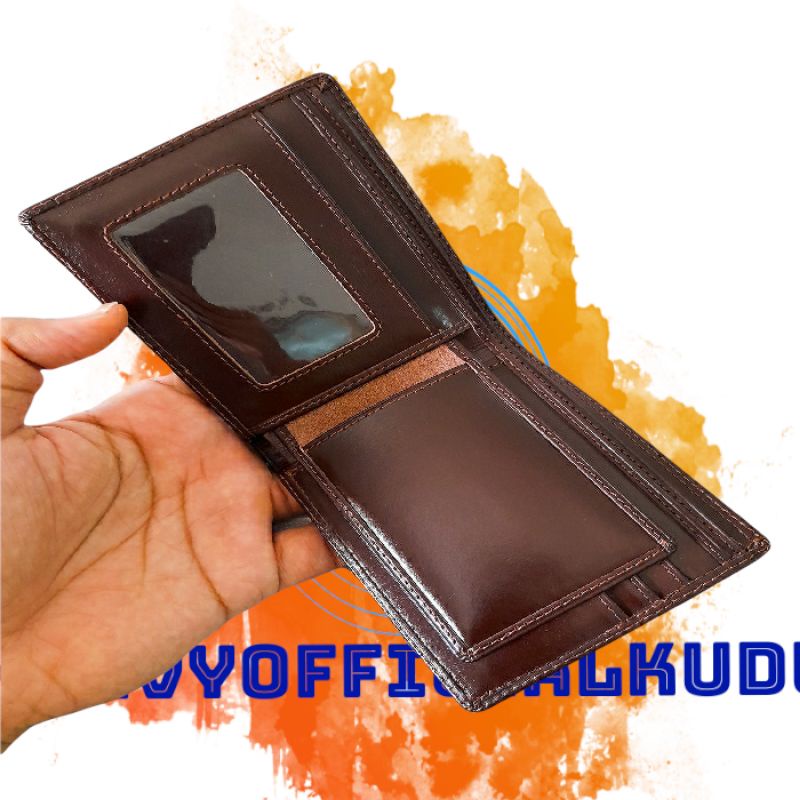 Dompet Pria Full Kulit High Quality Tanpa Pelapis Kain Model Lipat