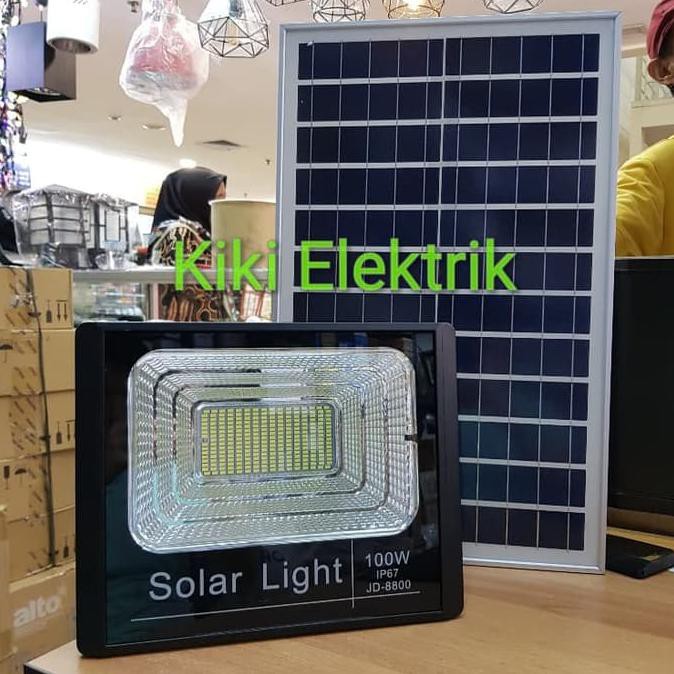 Diskon Lampu Sorot Tenaga Surya 100 Watt / Lampu Solar Cell / Tenaga Matahari Terbaru