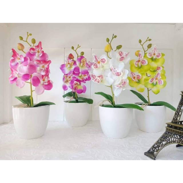 Bunga Anggrek artificial / Anggrek import / Bonsai import