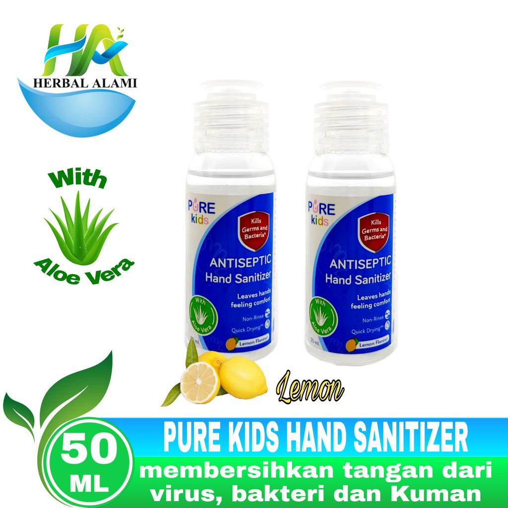 Pure Kids Antiseptic Hand Sanitizer 50ml
