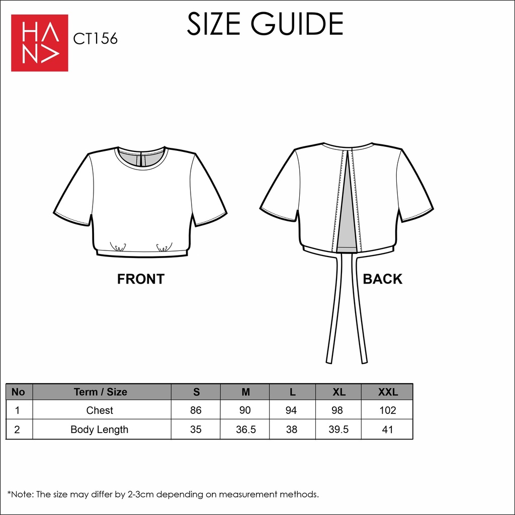 HanaFashion JKT - Ester Backless Satin Crop Top Wanita - CT156