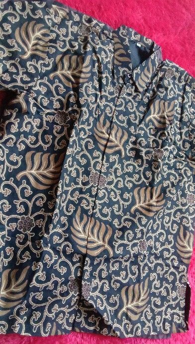 Mlowoh Batik Pria Lengan Pendek Lapis Furing Batik Solo