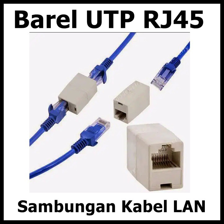 Barel UTP RJ45 LAN Connector sambungan RJ 45