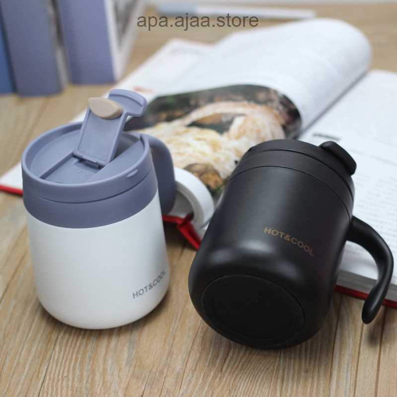 Terbaru HOTnCOOL Botol Minum Mug Tumbler Coffee Stainless Steel 350ml HC300 Harga Grosir