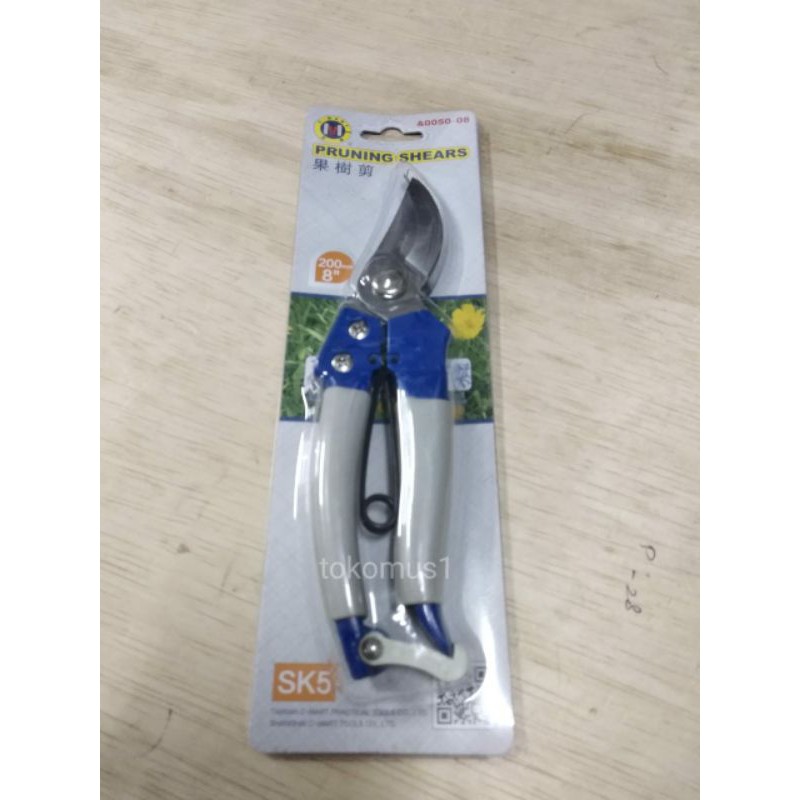 GUNTING DAHAN KEMBANG KAYU RANTING PRUNING SHEARS 8 INCH 200M (C-MART)