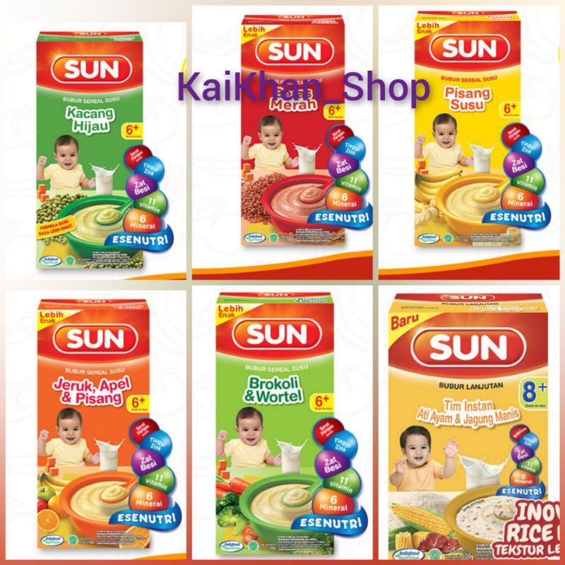 Beli Sun Bubur Bayi 6 Bubur Tim 8 Kemasan 120gram Seetracker Indonesia