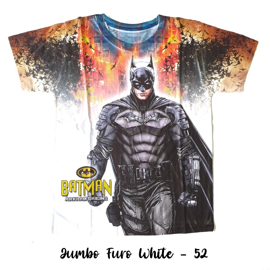 Kaos Anak Karakter Jumbo Superhero size 16 18 20