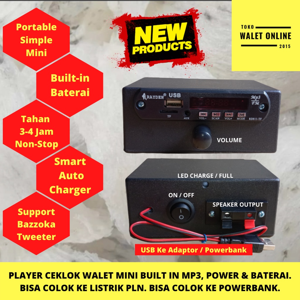 AMPLI CEK LOKASI WALET MINI,  AMPLI CEKLOK,  PLAYER WALET,  POWER AMPLIFIER PANGGIL WALET CEK LOKASI