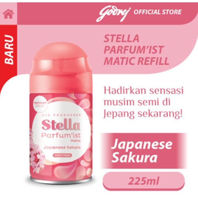 STELLA REFILL Matic Spray 160ml - Pengharum Ruangan Stella Spray