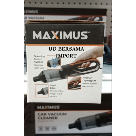 MAXIMUS Penghisap Debu Mini Mobil/Car Vacuum Cleaner Portable 80 Watt