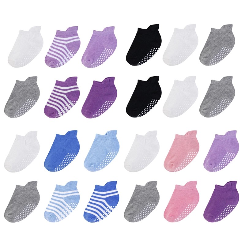 (Pimenova) Kaos Kaki Anak dan Bayi  1 - 3 Tahun Anti Slip Baby Girl Boy Socks kaos kaki polos anak