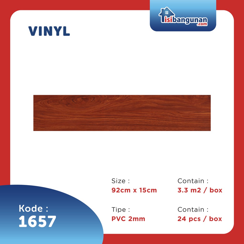 Lantai Vinyl PVC 2mm - JT Vinyl Floor PerBox