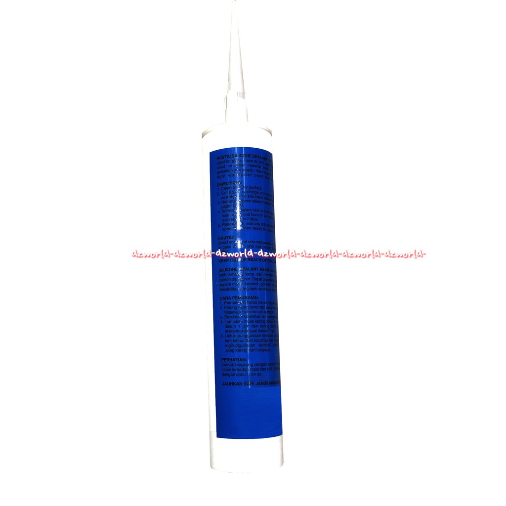 Dextone Sanitary 300ml Silicone Sealant Lem Untuk Sanitasi Dapur Toilet Kitchen Bath Aquarium Basah Lembab Anti Lumut Dex Tone Dekston Glue Indoor Outdoor