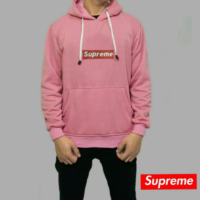 jaket supreme pink