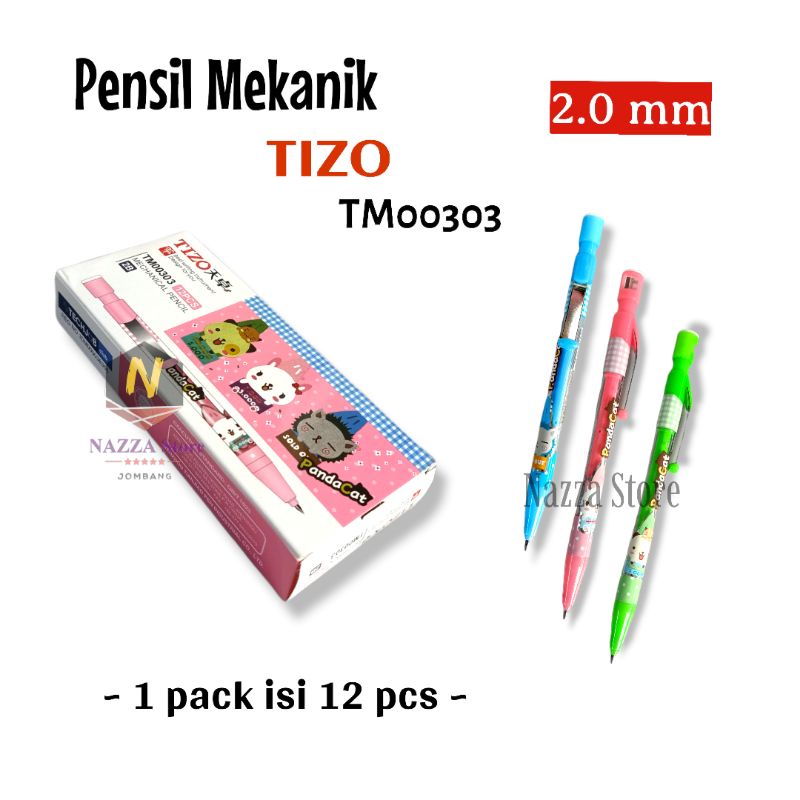 

TIZO-LINKO Mechanical Pencil 2B 2,0 mm Pensil Mekanik 1 pcs
