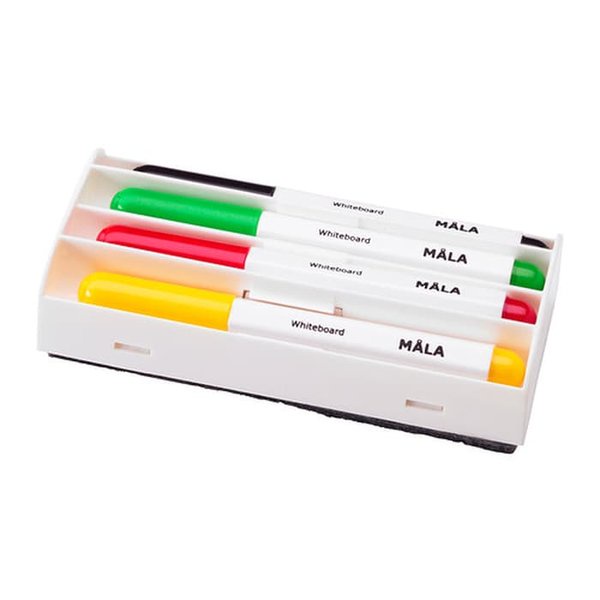 

SPIDOL PAPAN TULIS WHITEBOARD 4 WARNA FREE PENGHAPUS AMAN UNTUK ANAK