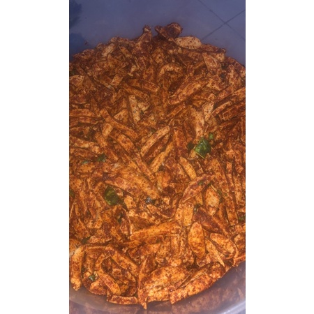 

BASRENG STIK PEDAS MANIS DAUN JERUK 250GRAM