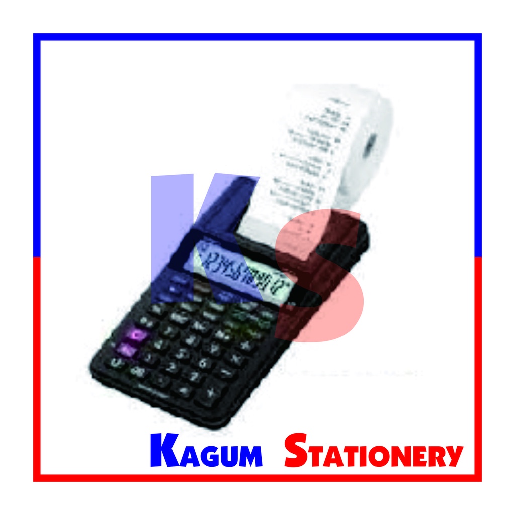 

KALKULATOR 12 DIGIT PRINT AC CASIO / HR 8 RC