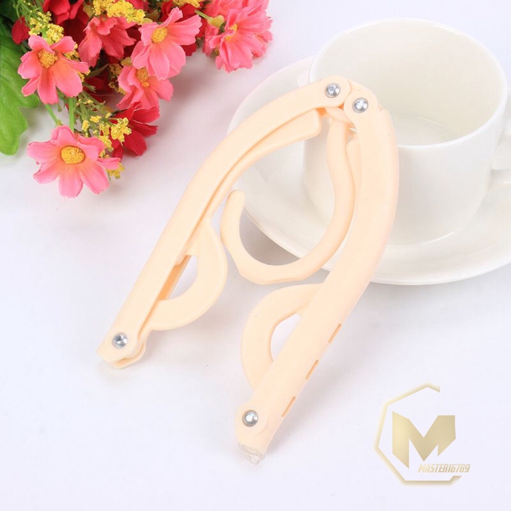 RT72 GANTUNGAN HANGER BAJU LIPAT PORTABLE travel plastik MA2741