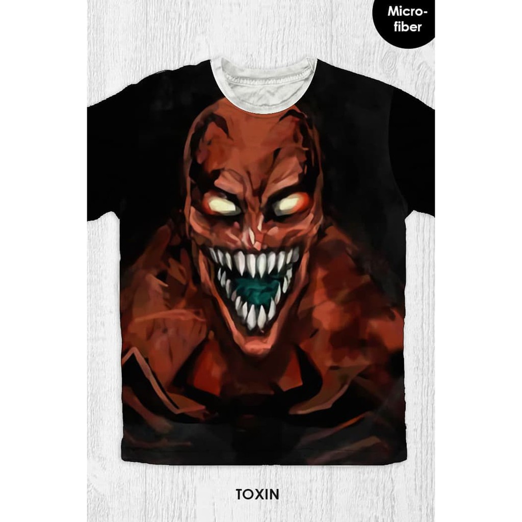 Baju Kaos Anak & Dewasa Marvel Spiderman Venom - Toxin