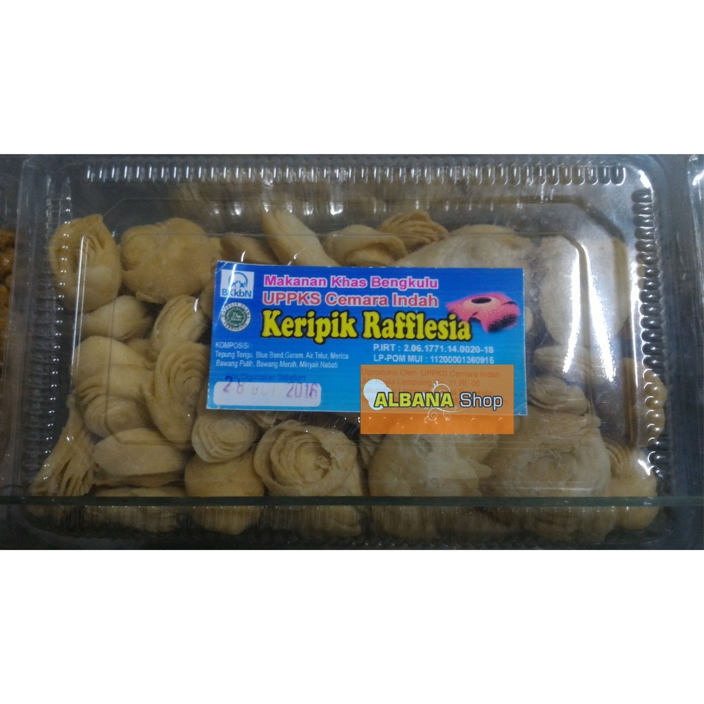 

Keripik Rafflesia Khas Bengkulu 200 Gr