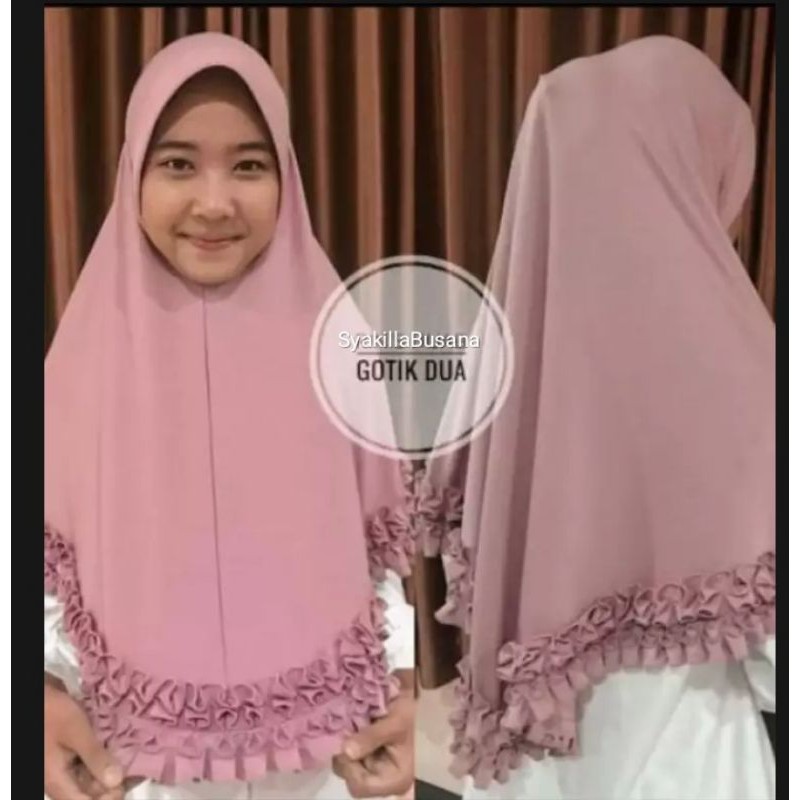 KERUDUNG BERGO NAFISAH REMPEL 2/Hijab Cirebon